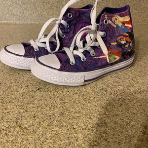 Girls DC Super Heroes Converse sz 11